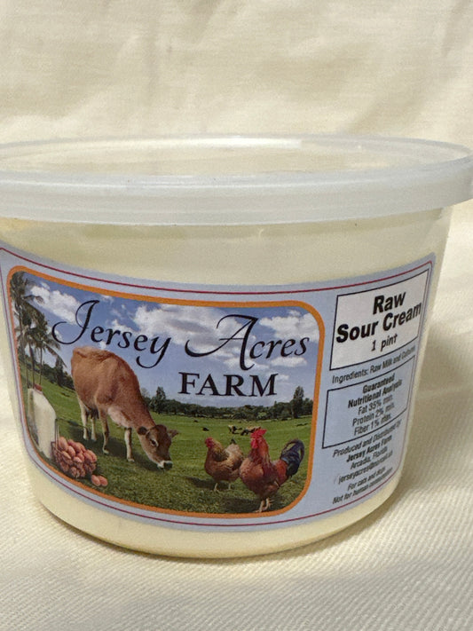 Raw Sour Cream | Pet Consumption Only
