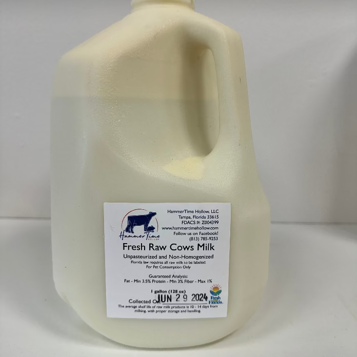 Gallon Raw Milk